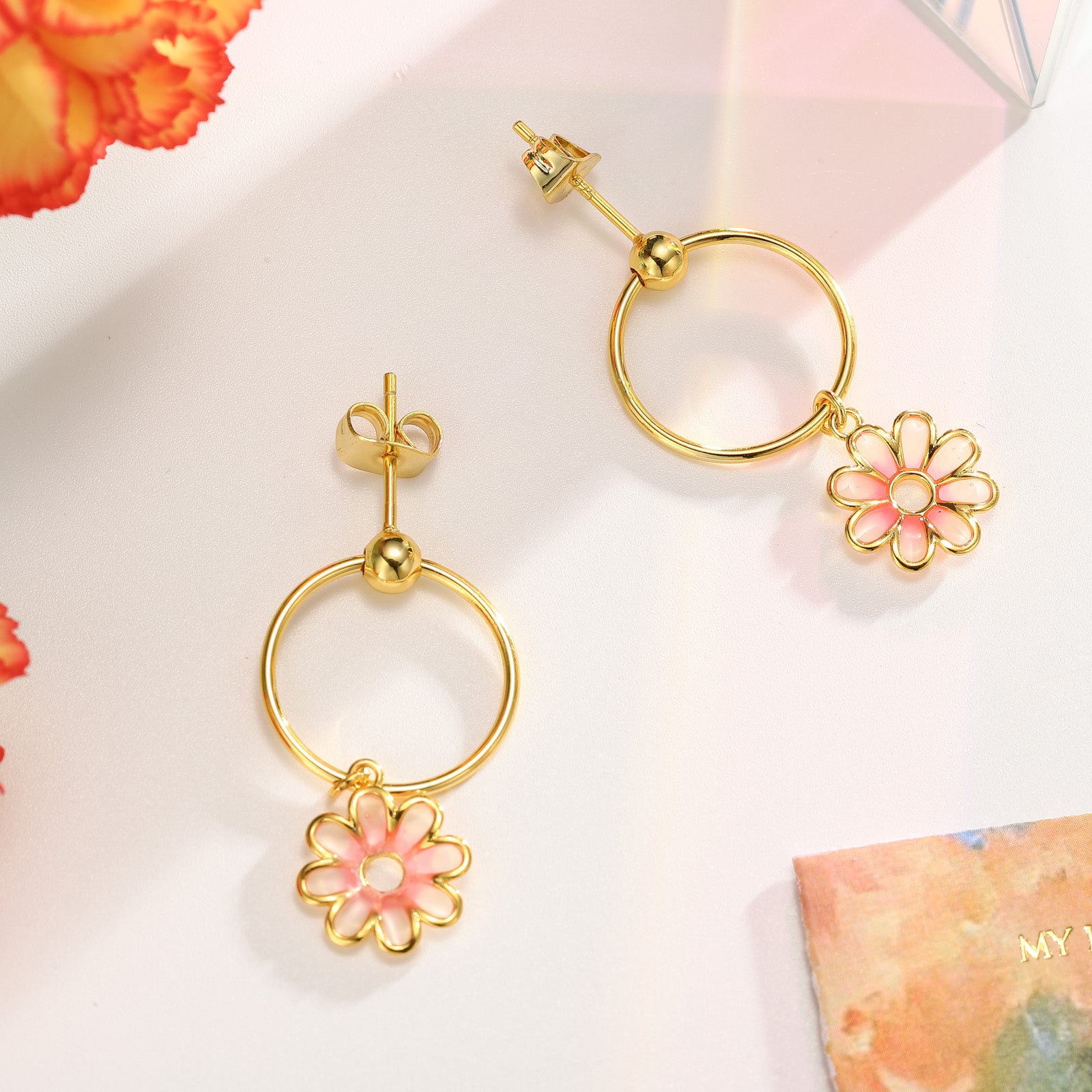 cherry blossom earrings