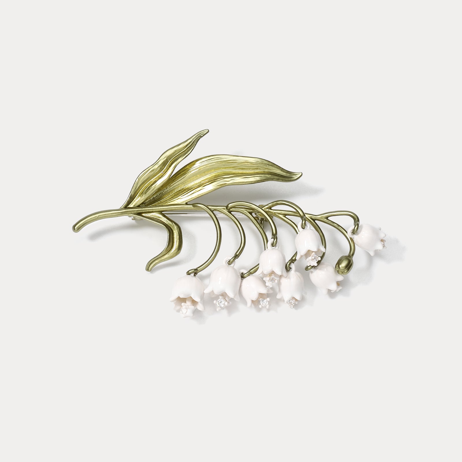 Lily Of The Valley Women Brooch
