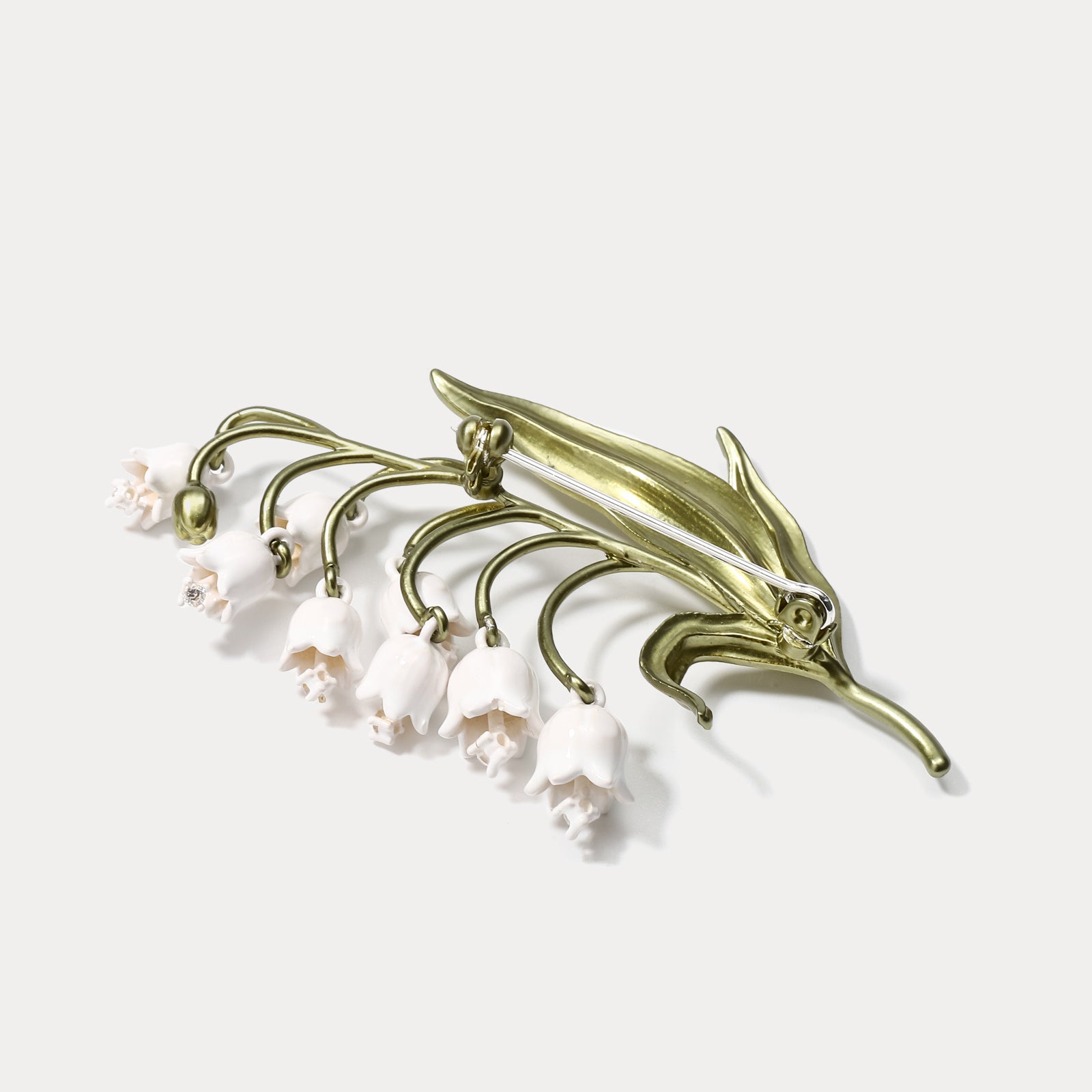 Antique Lily Of The Valley Brooch