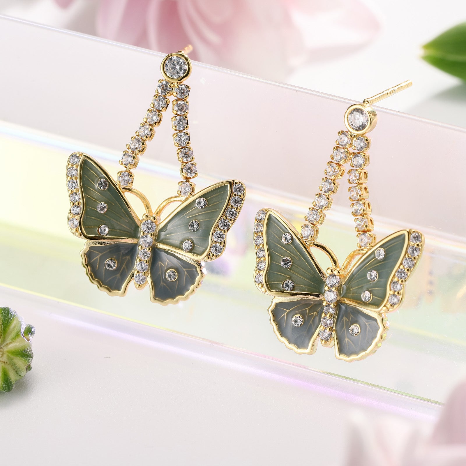 butterfly stylish earrings