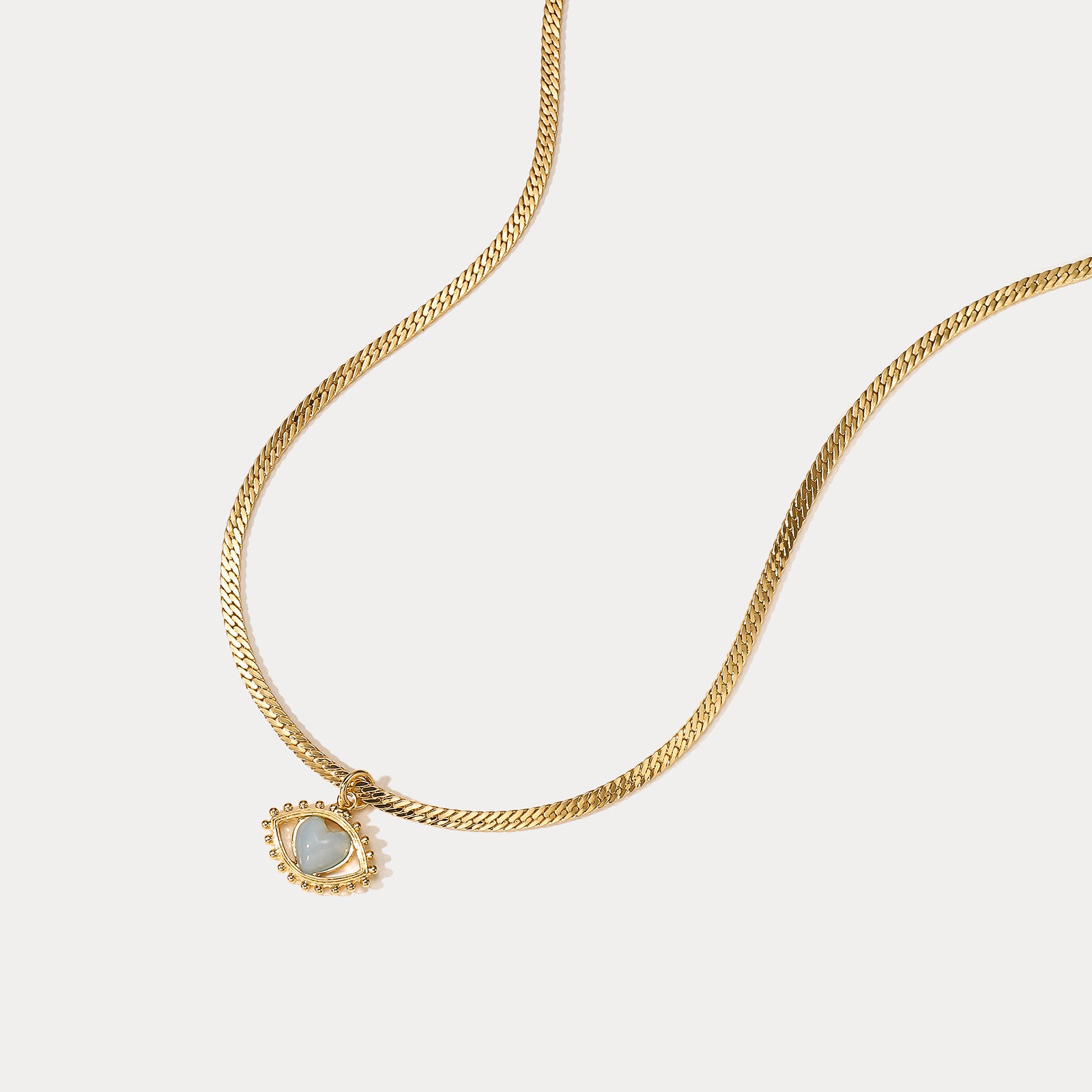 Selenichast Gemstone Chain Necklace