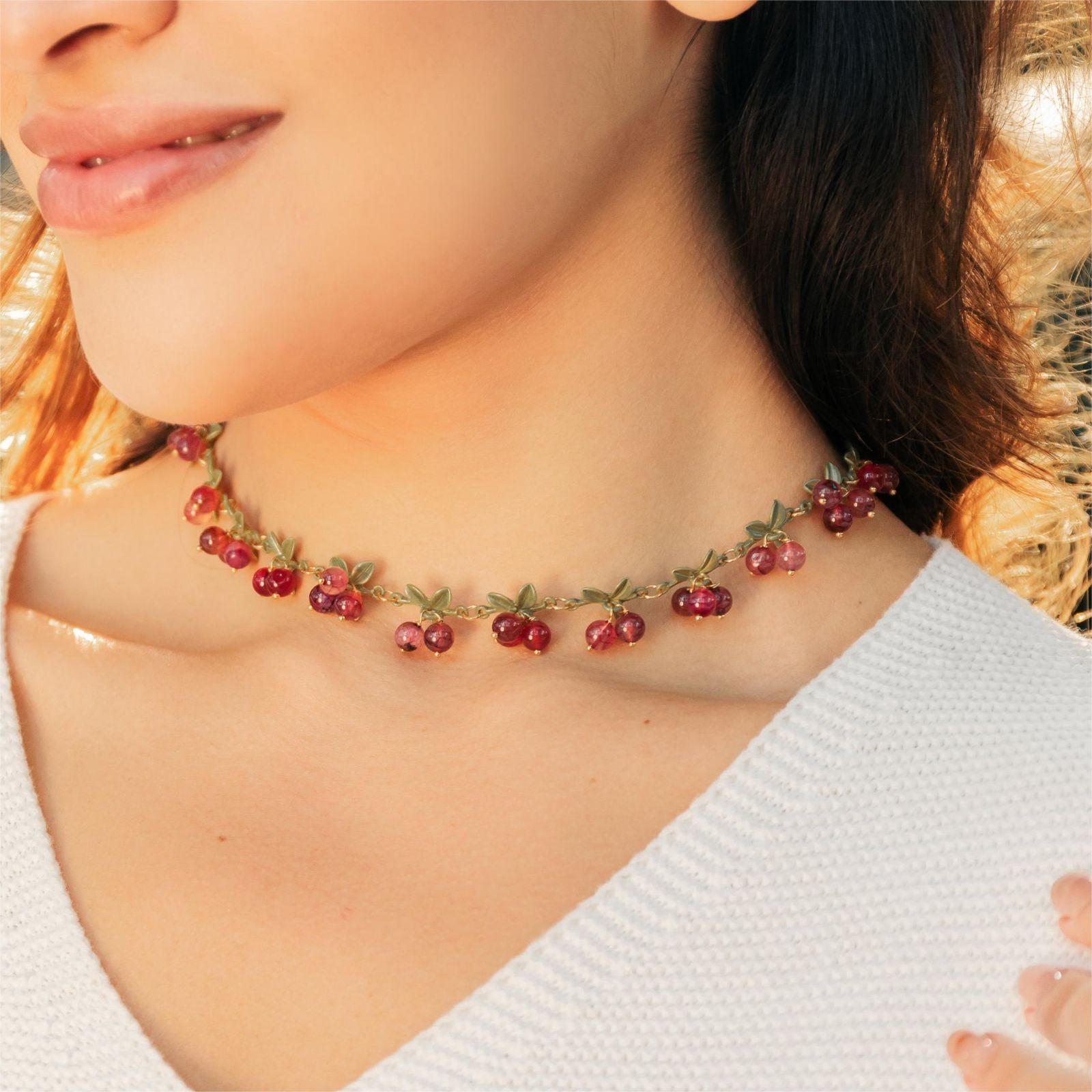 Cranberry Necklace Orchard Jewelry