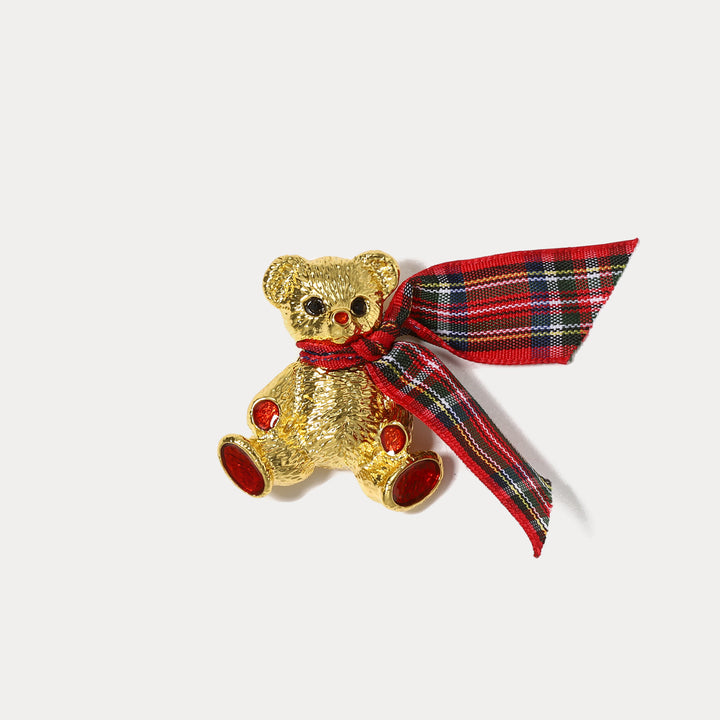 Christmas Bear Brooch