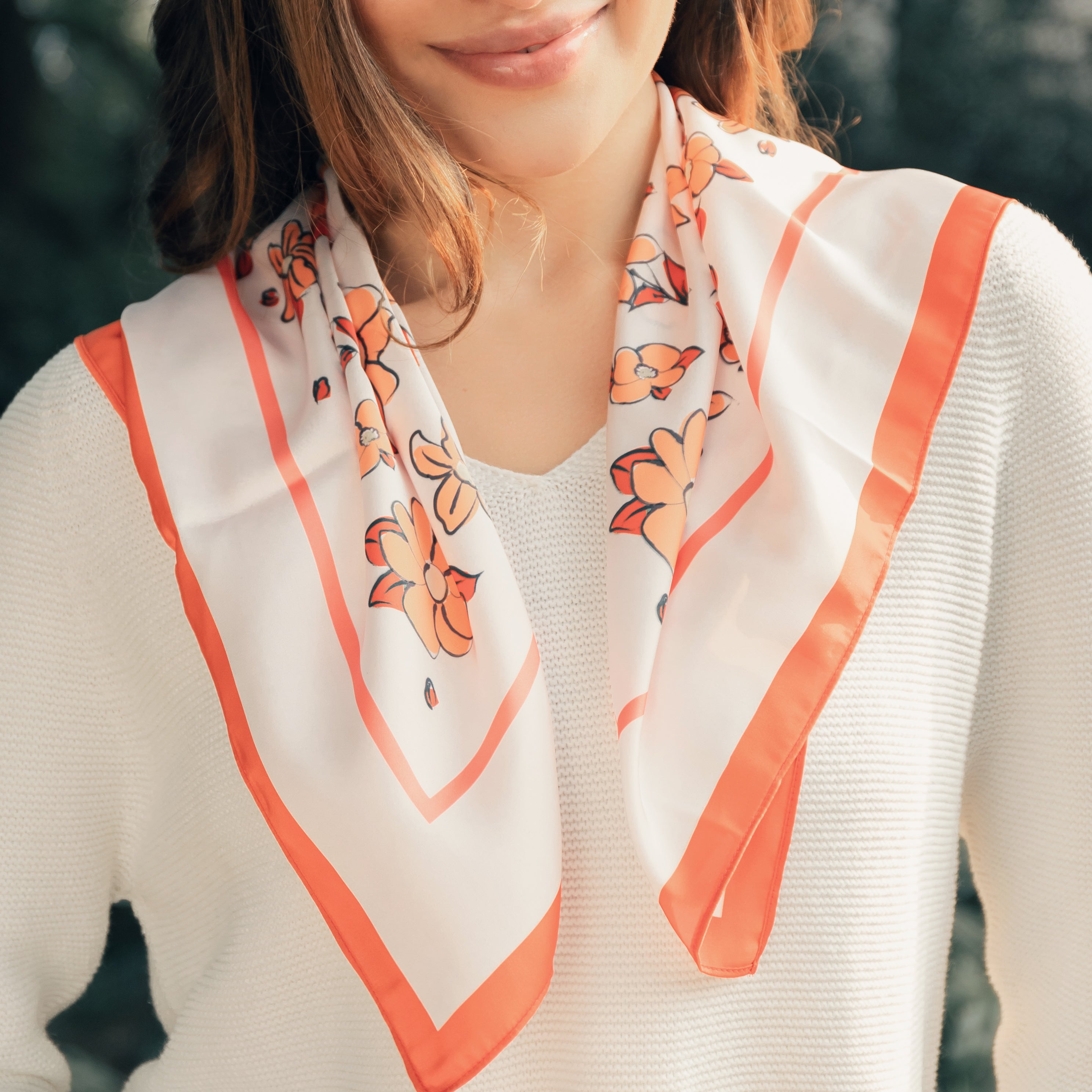 Bloom Square Scarf Top