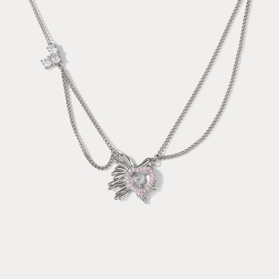 Collier de coeur sirène