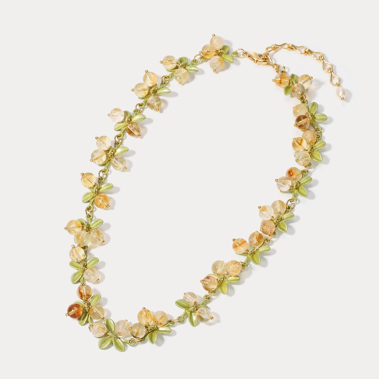 Gooseberry Leaves Necklace