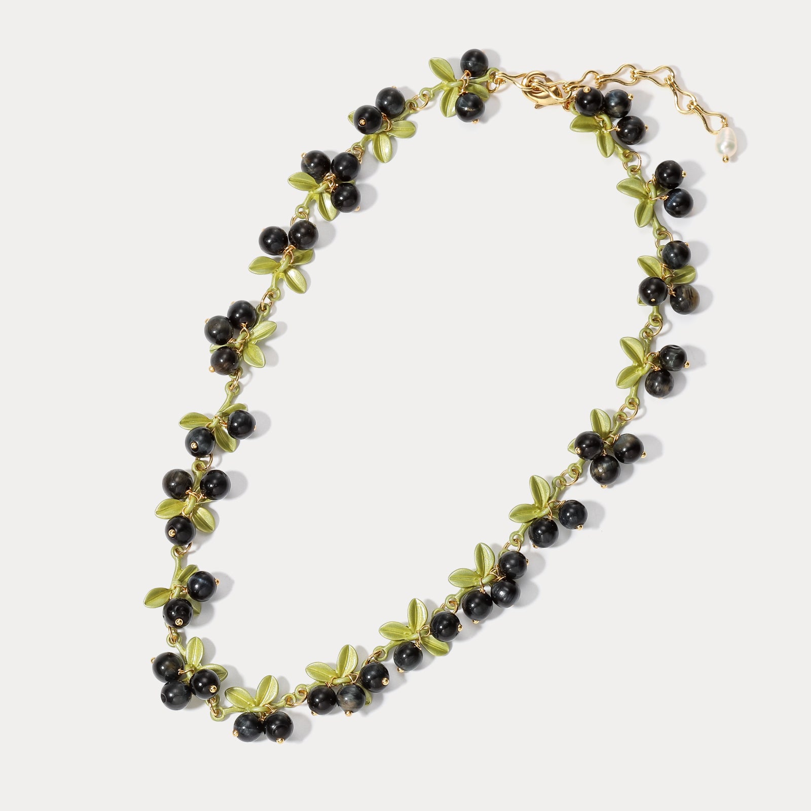 Black Currant Fruit Necklace