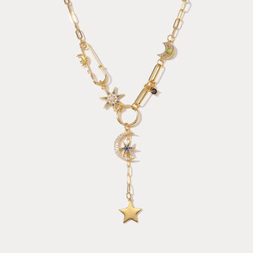 Selenichast Guardian of the Stars and Moon Necklace