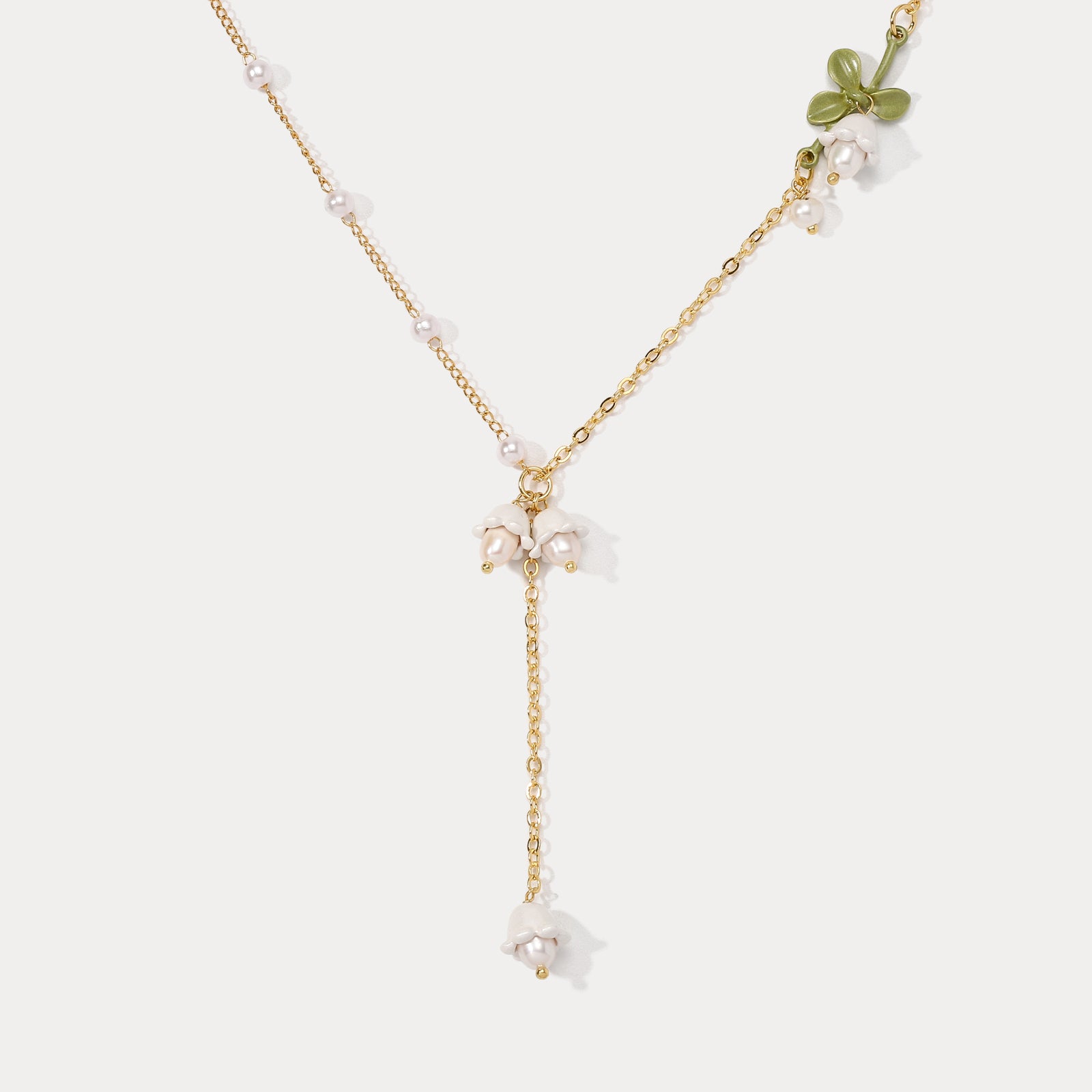 Lily Of The Valley Drop Necklace