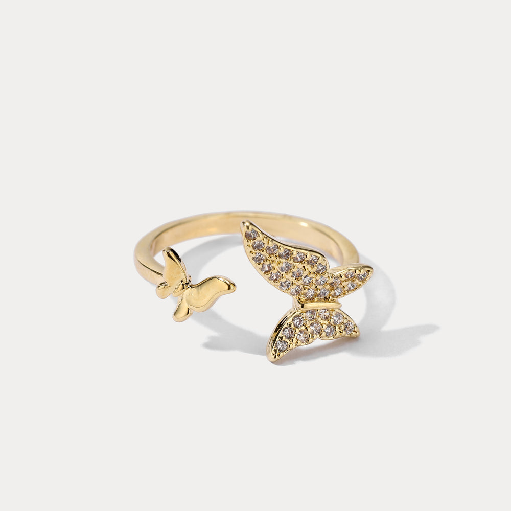 Selenichast Butterfly Ring