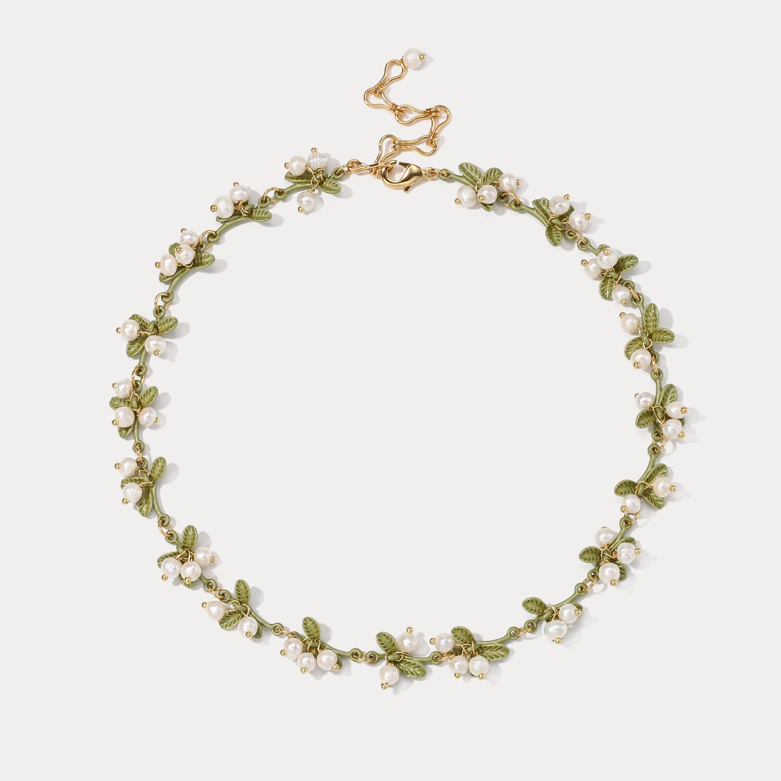 Lily Of The Valley Gold Choker