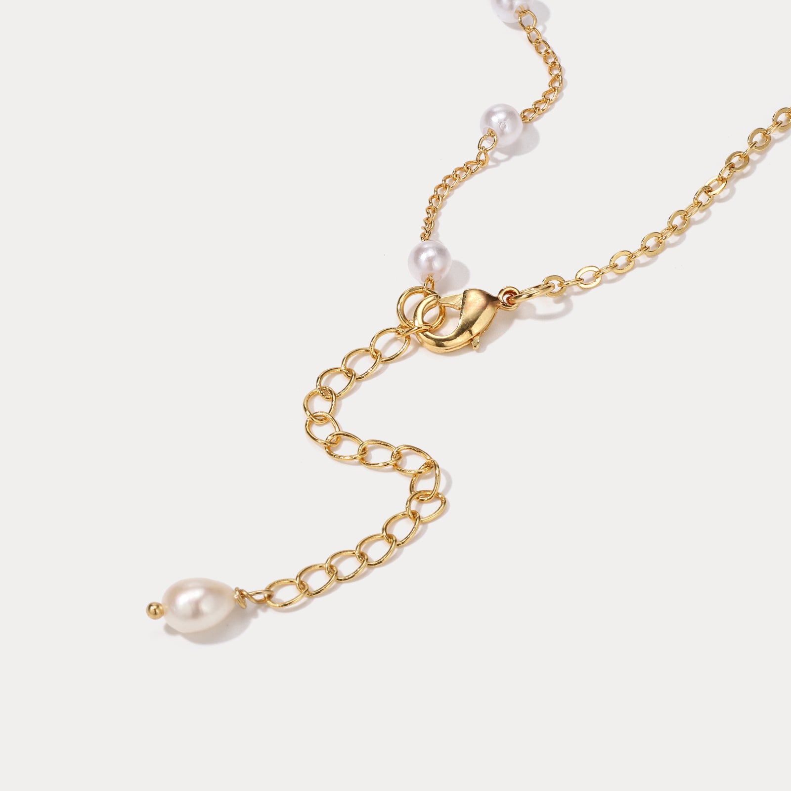 Lily Of The Valley Pearl Chain Necklace