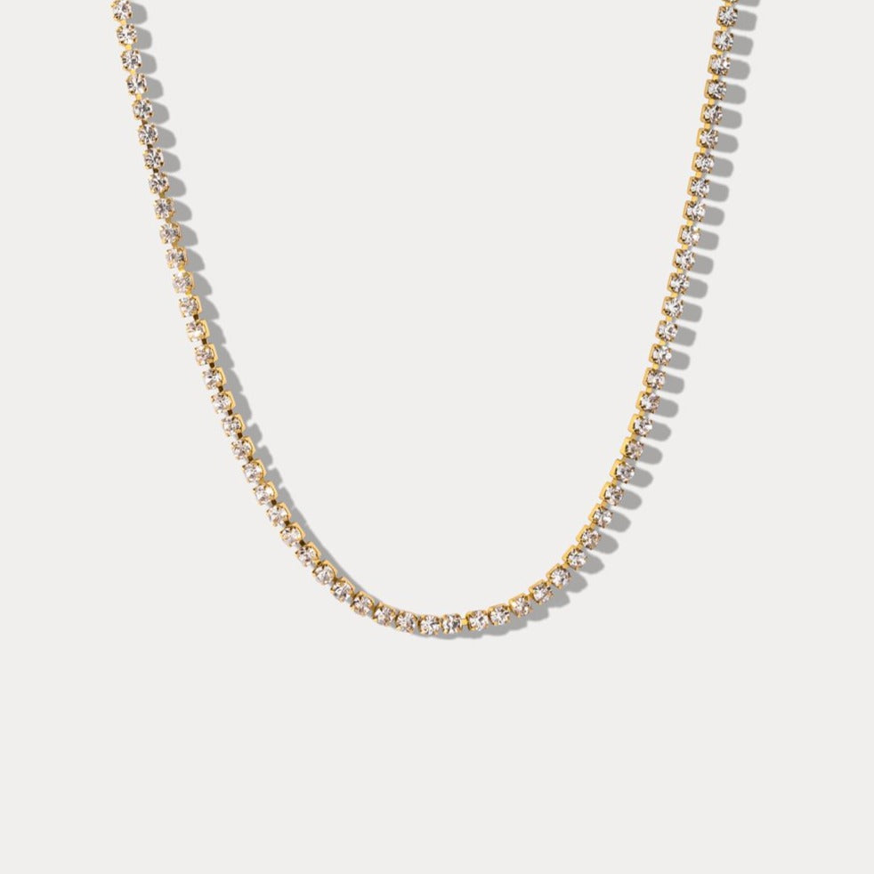 Selenichast diamond link chain necklace