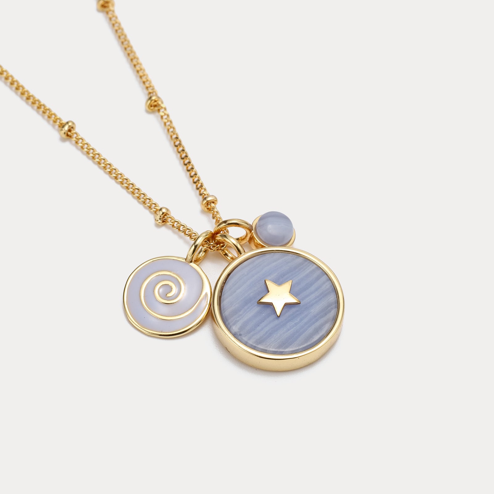 mercury star necklace