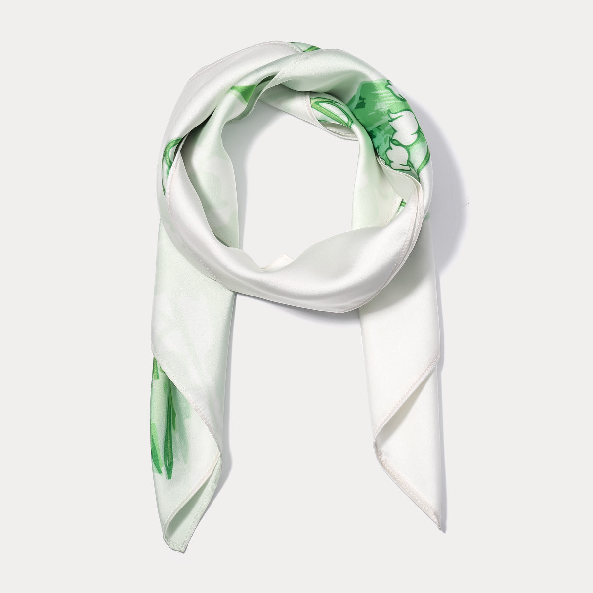 Lily Of The Valley Silk Neck Scarf