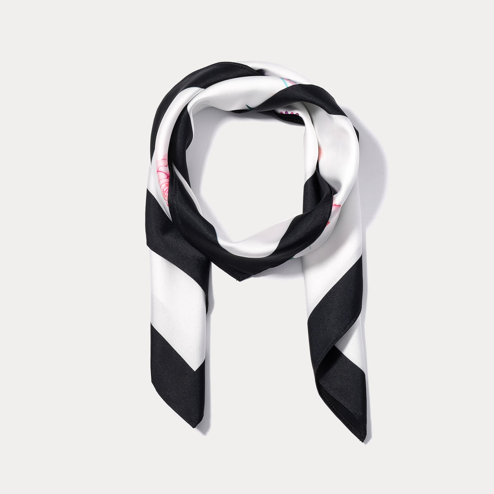 Blooming Silk Hair Scarf