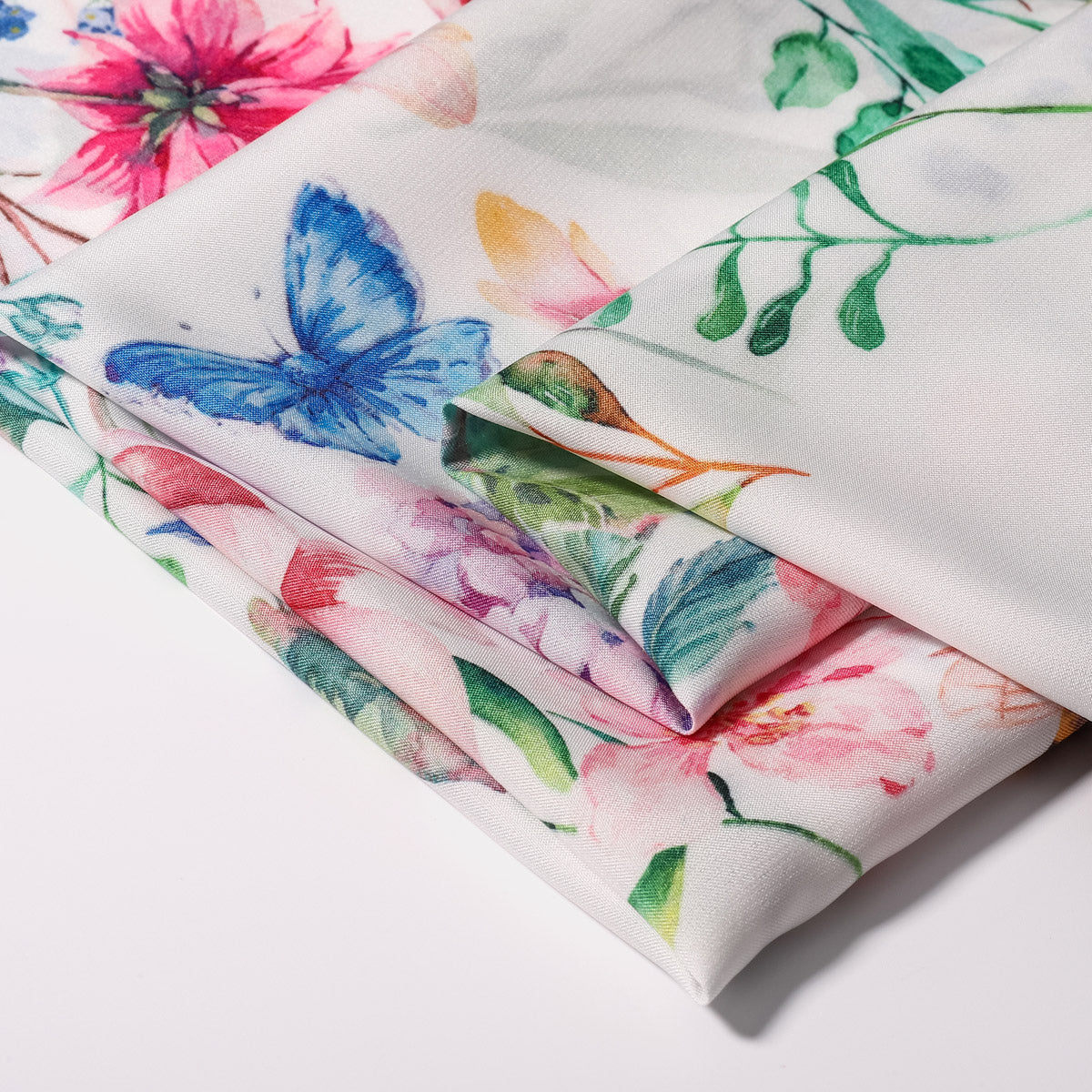 Blooming Butterfly Silk Scarf