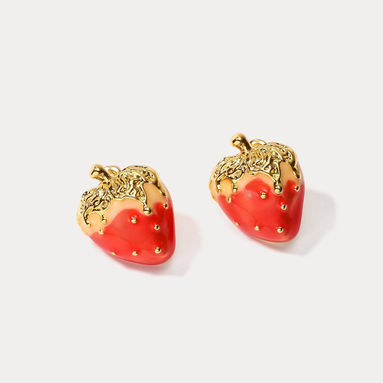 Strawberry Fruit Earrings