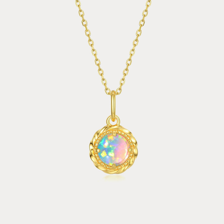 Selenichast opal necklace