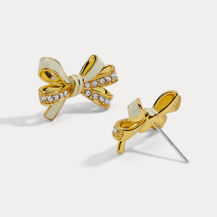 Boucles d'oreilles à nœud papillon