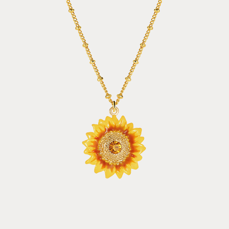 Selenichast Sunflower Necklace