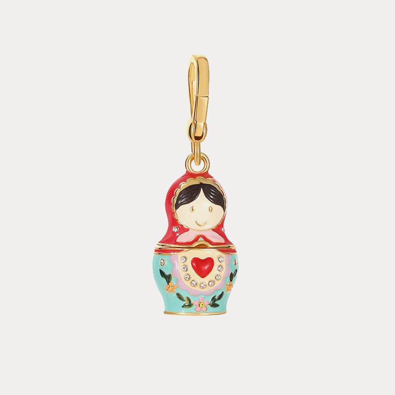 Matryoshka Doll Locket Necklace