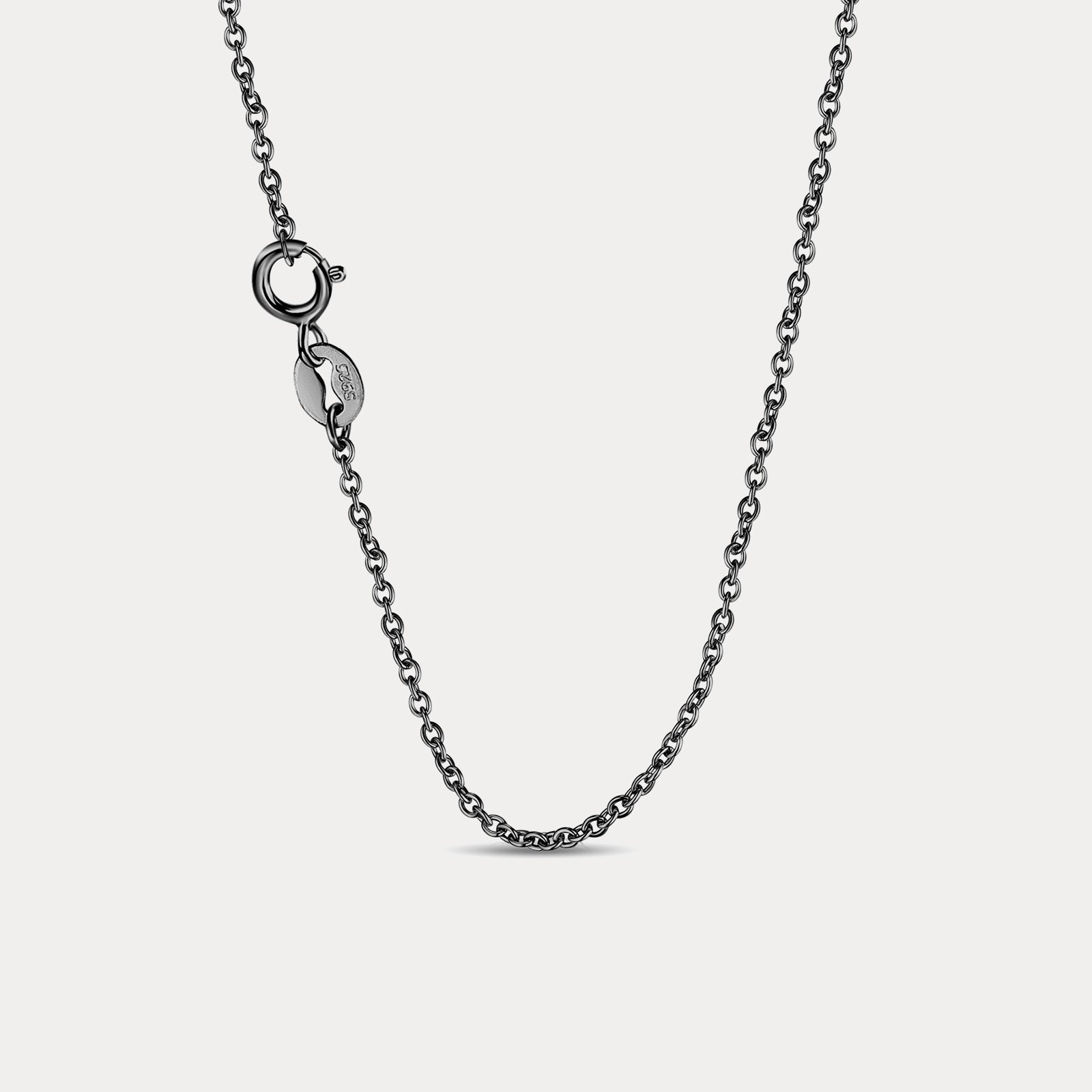 Black Cat Halloween Chain Necklace
