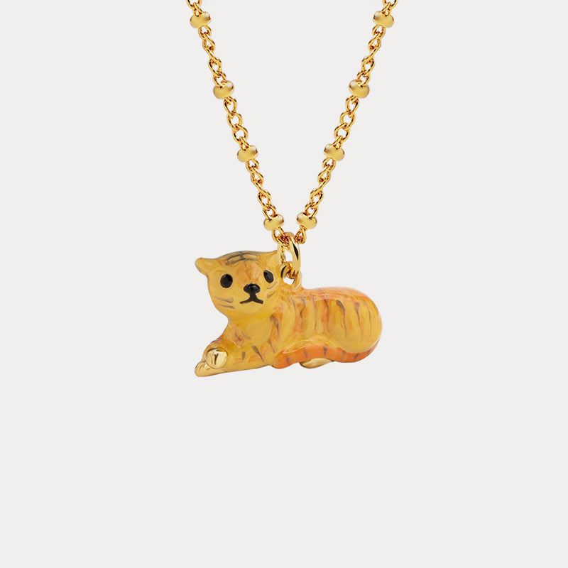 Tiger Chinese Zodiac Necklace