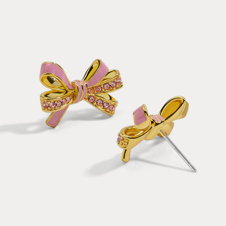 Boucles d'oreilles à nœud papillon