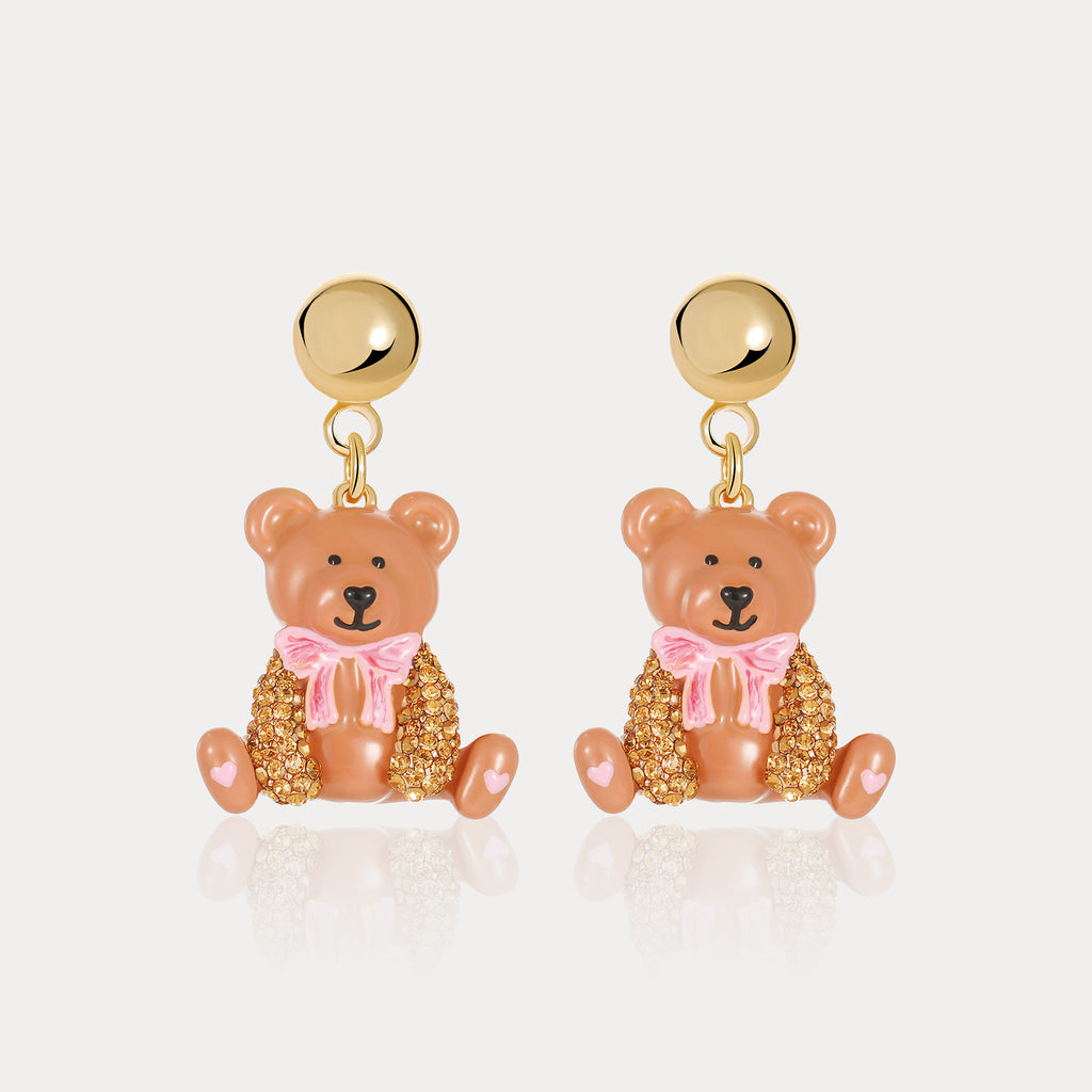 Moschino Teddy Bear earrings