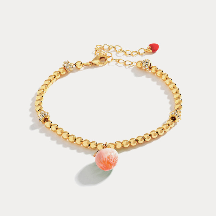 Selenichast Peach Enamel Bracelet