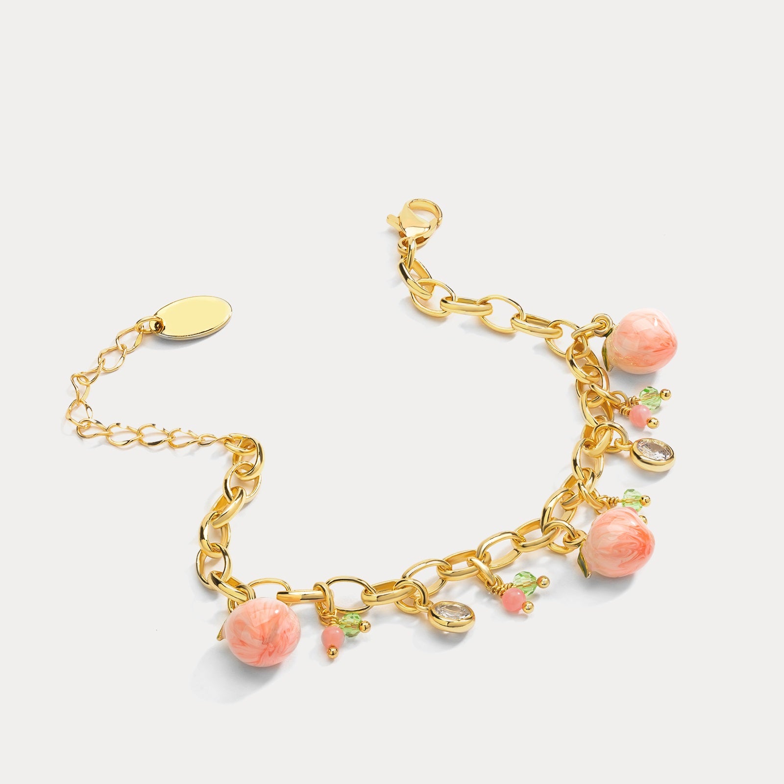 Peach Gold Bracelet