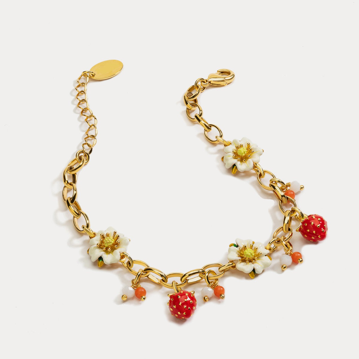 Strawberry Beads Bracelet