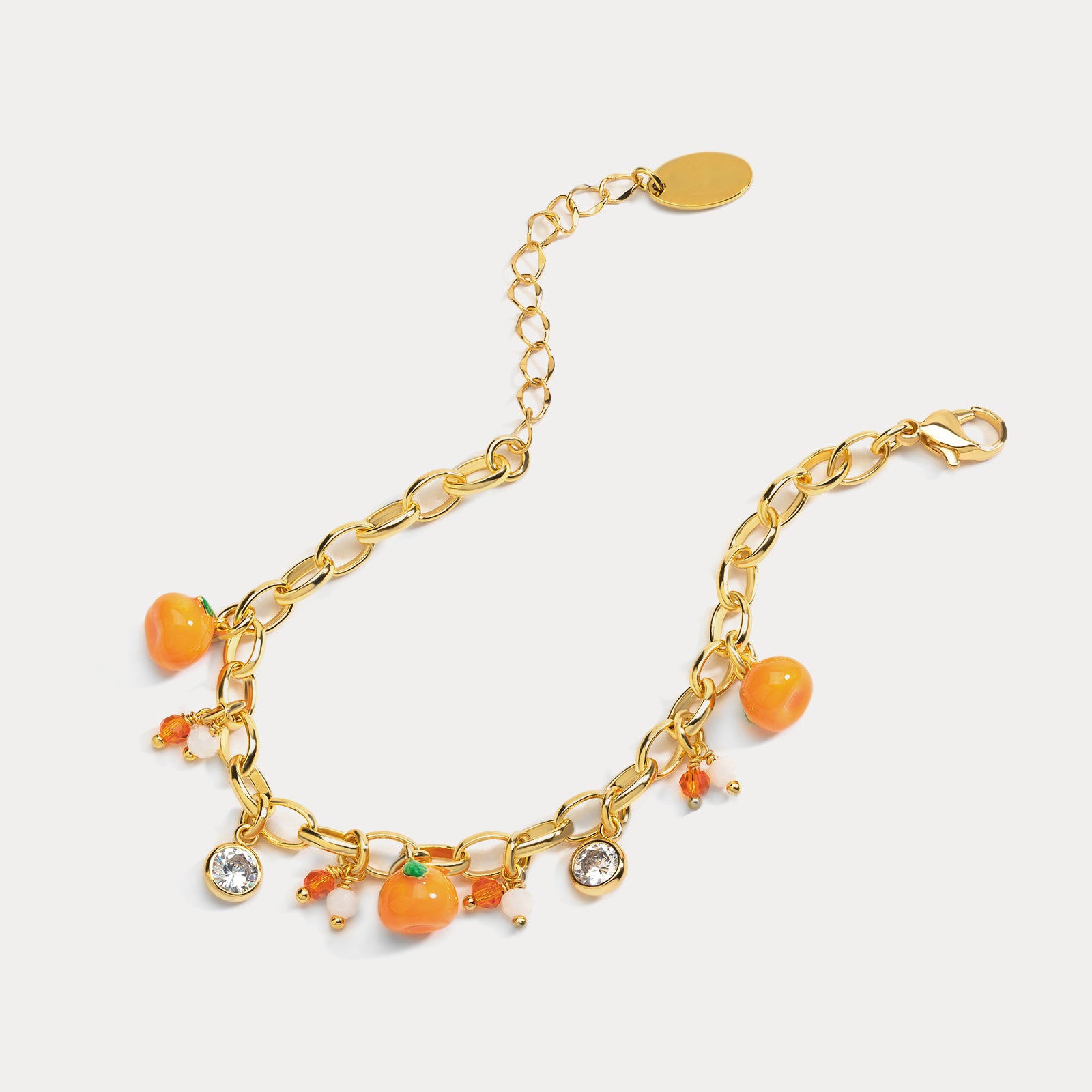 Enamel Orange Bracelet