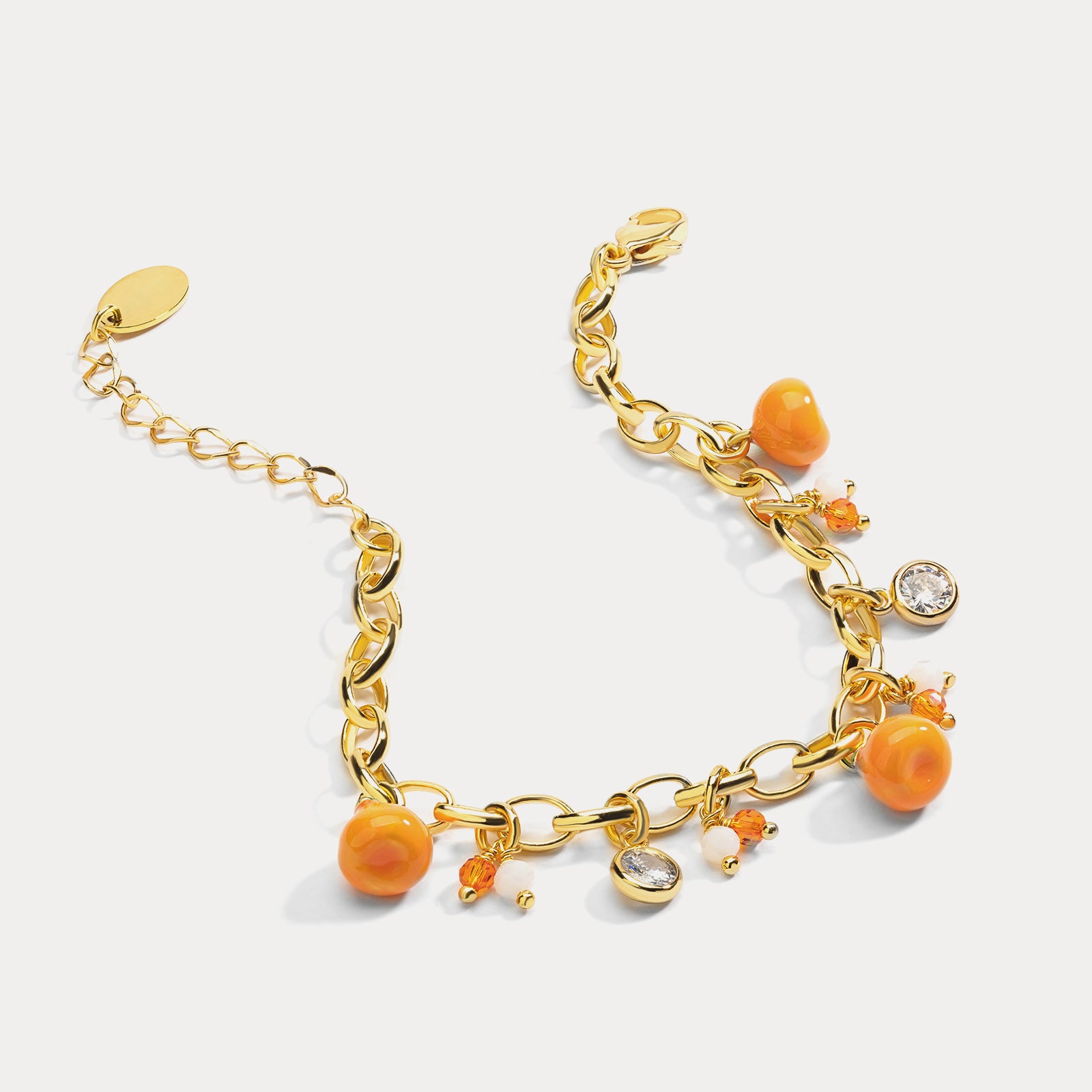 Gold Orange Bracelet