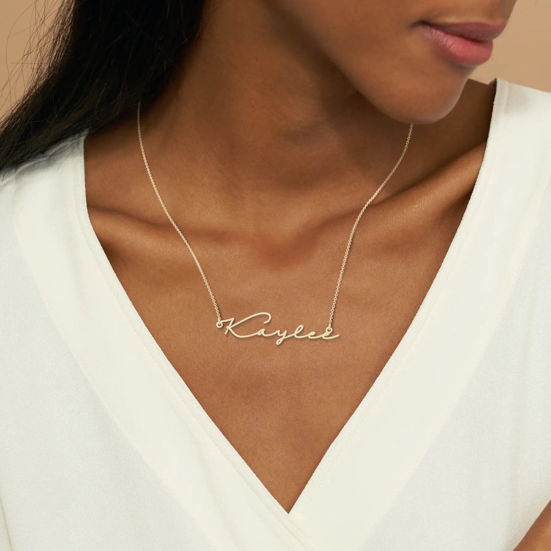Mon Amour Personalized Name Necklace
