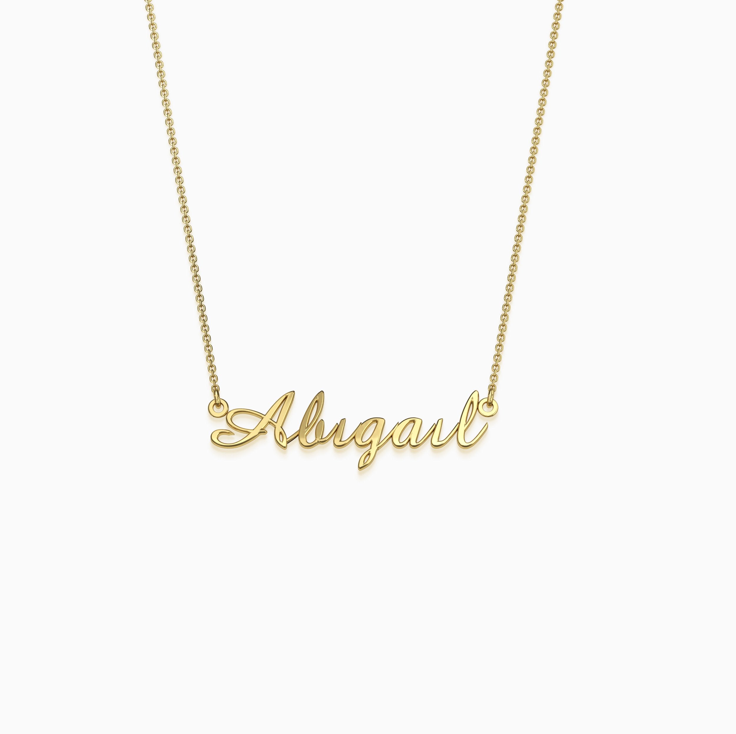 Quill Personalized Name Necklace