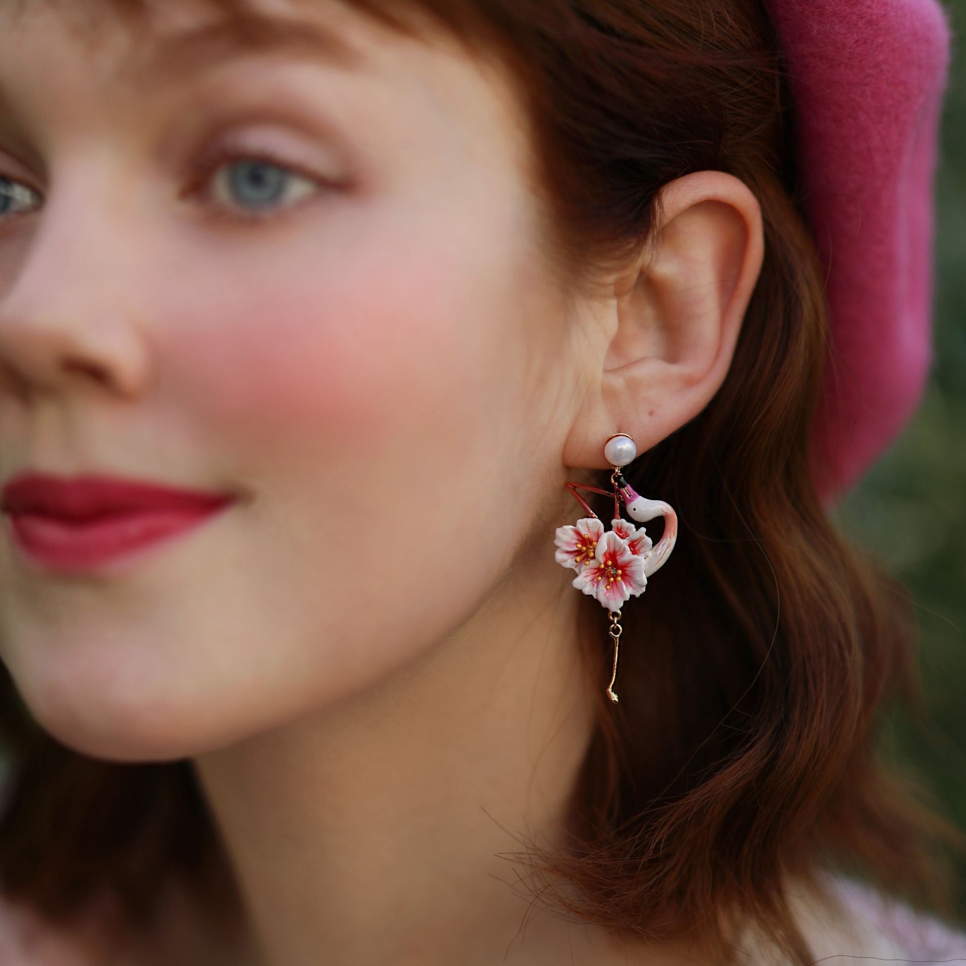 Selenichast Flamingo Earrings