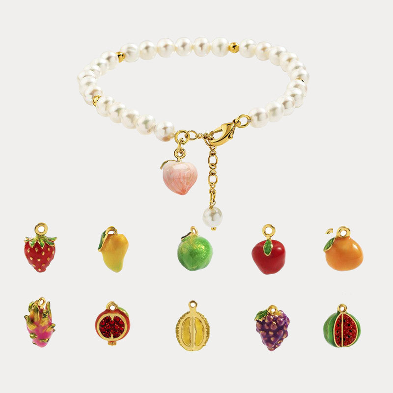 Selenichast Fruit Pearl Bracelet