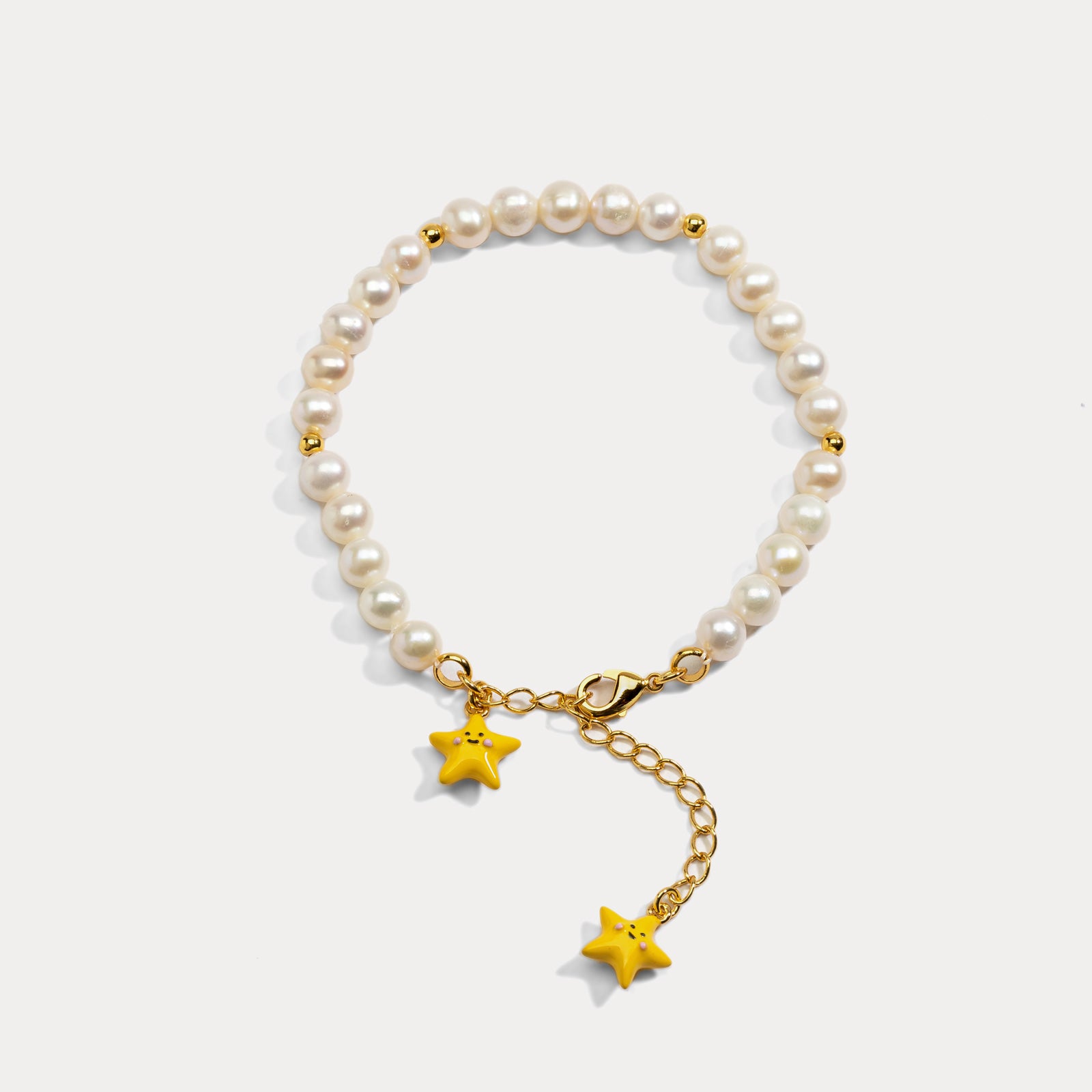 Star Pearl Gold Bracelet